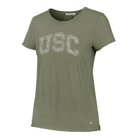 USC Trojans Women's 47 Brand Arch Fader Letter Crew T-Shirt